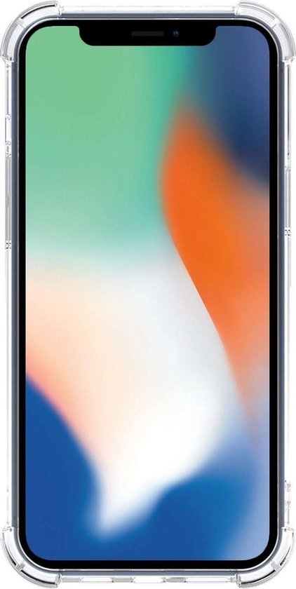 Nomfy Hoesje Geschikt voor iPhone 11 Pro Hoesje Pasjeshouder Shockproof Pas Houder - Hoesje Geschikt voor iPhone 11 Pro Hoes Met Kaarthouder - Transparant