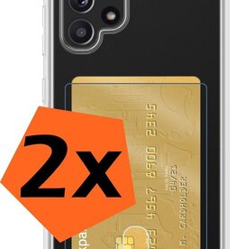 Nomfy Nomfy 2x Samsung Galaxy A52 Pashouder Hoesje Shockproof