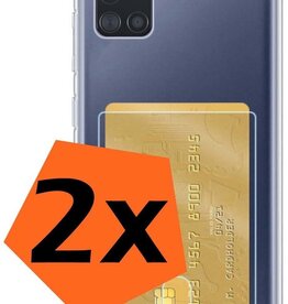 Nomfy Nomfy 2x Samsung Galaxy A71 Pashouder Hoesje Shockproof