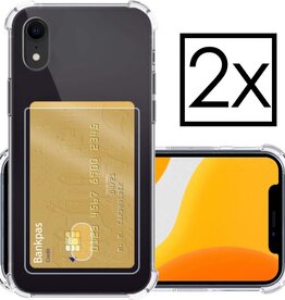 NoXx NoXx 2x iPhone XR Pashouder Hoesje Shockproof
