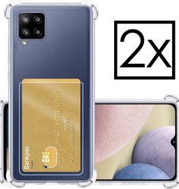 NoXx NoXx 2x Samsung Galaxy A42 Pashouder Hoesje Shockproof