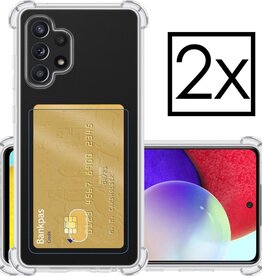 NoXx NoXx 2x Samsung Galaxy A52 Pashouder Hoesje Shockproof