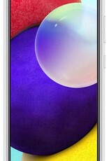 NoXx Hoes Geschikt voor Samsung A52 Hoesje Pasjeshouder Cover Shock Proof Case Siliconen Hoes Met Kaarthouder - Transparant - 2x