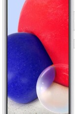 NoXx Hoes Geschikt voor Samsung A72 Hoesje Pasjeshouder Cover Shock Proof Case Siliconen Hoes Met Kaarthouder - Transparant - 2x