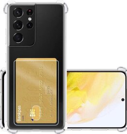 NoXx NoXx Samsung Galaxy S21 Ultra Pashouder Hoesje Shockproof