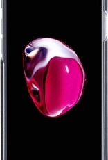 NoXx Hoes Geschikt voor iPhone SE 2020 Hoesje Marmer Back Case Hardcover Marmeren Hoes Marmer - Zwart