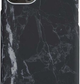 Nomfy Nomfy iPhone 11 Pro Max hoesje marmer - Zwart