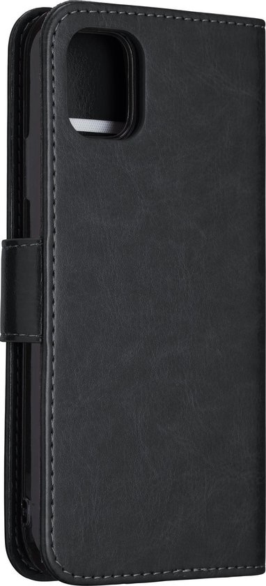 NoXx Hoes Geschikt voor iPhone 11 Hoesje Bookcase Hoes 2-in-1 Uitneembaar Cover Hard Case - Zwart