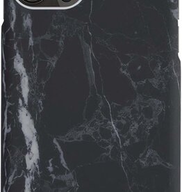 Nomfy Nomfy iPhone 12 Pro Max hoesje marmer - Zwart
