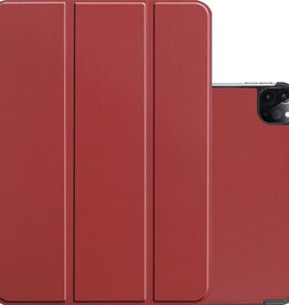 NoXx NoXx iPad Pro 11 inch (2021) Hoesje Bookcase - Donkerrood