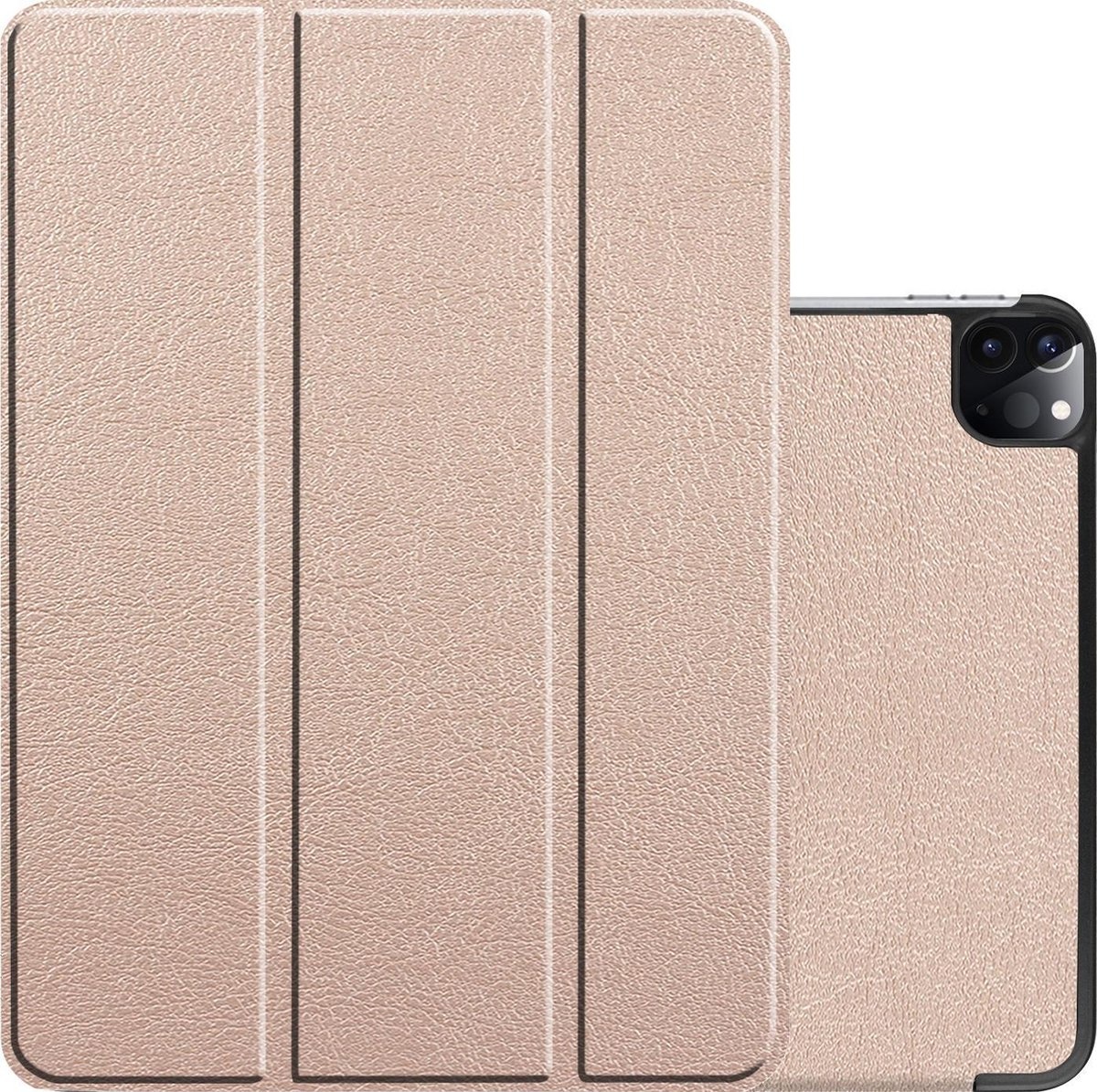 NoXx Hoesje Geschikt voor iPad Pro 2021 (11 inch) Hoesje Case Hard Cover Hoes Book Case - Goud