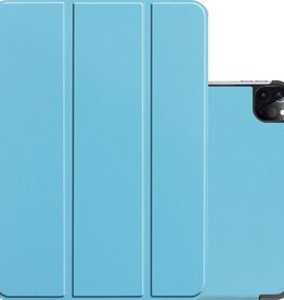 NoXx NoXx iPad Pro 11 inch (2021) Hoesje Bookcase - Lichtblauw