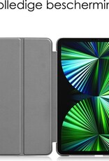 NoXx Hoesje Geschikt voor iPad Pro 2021 (11 inch) Hoesje Case Hard Cover Hoes Book Case - Lichtblauw