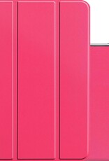 NoXx Hoesje Geschikt voor iPad Pro 2021 (11 inch) Hoesje Case Hard Cover Hoes Book Case - Donkerroze