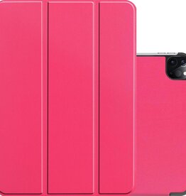 NoXx NoXx iPad Pro 11 inch (2021) Hoesje Bookcase - Donkerroze