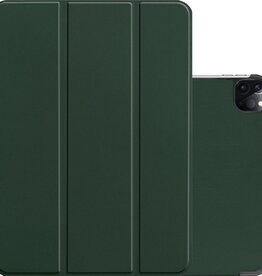 NoXx NoXx iPad Pro 11 inch (2021) Hoesje Bookcase - Donkergroen