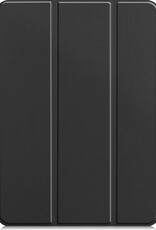 Nomfy Hoes Geschikt voor iPad Pro 2021 (11 inch) Hoes Tri-fold Tablet Hoesje Case - Hoesje Geschikt voor iPad Pro 11 inch (2021) Hoesje Hardcover Bookcase - Zwart
