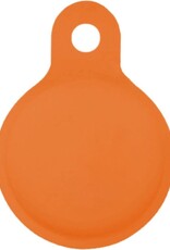 NoXx Hoesje Geschikt voor Apple AirTag-Sleutelhanger Houder Siliconen Hoes - Hoes Geschikt voor Apple AirTag Hoesje - Oranje