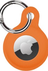 Nomfy Hoesje Geschikt voor Apple AirTag Sleutelhanger Hoes Siliconen Hoesje - Siliconen Hoesje Geschikt voor Apple AirTag-Sleutelhanger Hoesje - Oranje