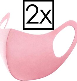 NoXx NoXx Wasbaar mondmasker - Roze - 2 PACK