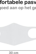 NoXx Mondkapje Wasbaar Universeel Mondmasker Wasbaar Niet Medisch Wit - 4x