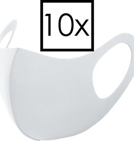 NoXx NoXx Wasbaar mondmasker - Wit - 10 PACK