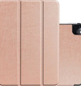 NoXx NoXx iPad Pro 12.9 inch (2021) Hoesje Bookcase - Rose Goud