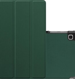 NoXx NoXx Samsung Galaxy Tab A7 Lite Hoesje - Donkergroen
