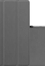 NoXx Hoesje Geschikt voor Samsung Galaxy Tab A7 Lite Hoesje Case Hard Cover Hoes Book Case - Grijs