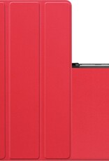 NoXx Hoesje Geschikt voor Samsung Galaxy Tab A7 Lite Hoesje Case Hard Cover Hoes Book Case - Rood
