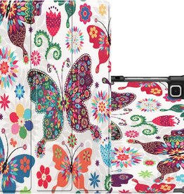 NoXx NoXx Samsung Galaxy Tab A7 Lite Hoesje - Vlinders