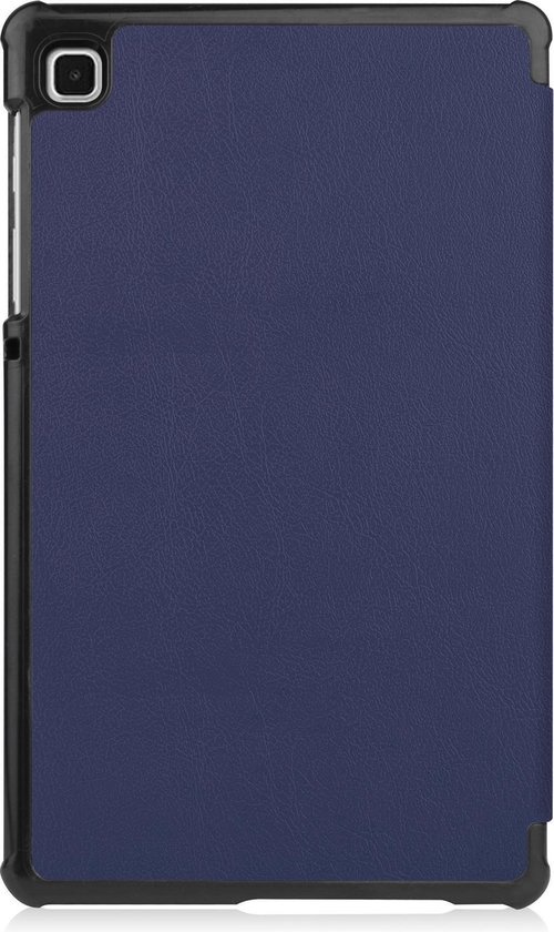 Nomfy Hoes Geschikt voor Samsung Galaxy Tab A7 Lite Hoes Tri-fold Tablet Hoesje Case - Hoesje Geschikt voor Samsung Tab A7 Lite Hoesje Hardcover Bookcase - Donkerblauw