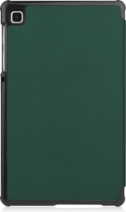 Nomfy Hoes Geschikt voor Samsung Galaxy Tab A7 Lite Hoes Tri-fold Tablet Hoesje Case - Hoesje Geschikt voor Samsung Tab A7 Lite Hoesje Hardcover Bookcase - Donkergroen