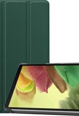 Nomfy Hoes Geschikt voor Samsung Galaxy Tab A7 Lite Hoes Tri-fold Tablet Hoesje Case - Hoesje Geschikt voor Samsung Tab A7 Lite Hoesje Hardcover Bookcase - Donkergroen