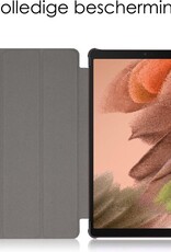 NoXx Hoesje Geschikt voor Samsung Galaxy Tab A7 Lite Hoesje Case Hard Cover Hoes Book Case - Bloesem