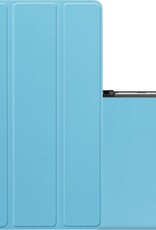 NoXx Hoesje Geschikt voor Samsung Galaxy Tab A7 Lite Hoesje Case Hard Cover Hoes Book Case - Lichtblauw