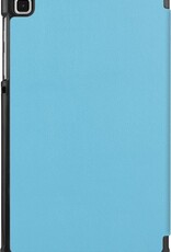 NoXx Hoesje Geschikt voor Samsung Galaxy Tab A7 Lite Hoesje Case Hard Cover Hoes Book Case - Lichtblauw