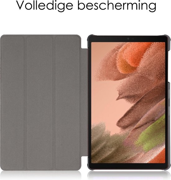NoXx Hoesje Geschikt voor Samsung Galaxy Tab A7 Lite Hoesje Case Hard Cover Hoes Book Case - Zwart