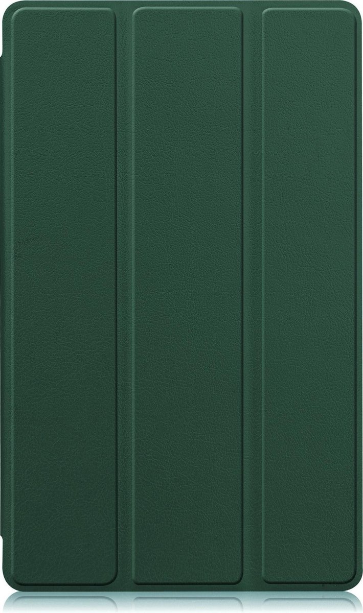 Nomfy Hoes Geschikt voor Samsung Galaxy Tab A7 Lite Hoes Tri-fold Tablet Hoesje Case - Hoesje Geschikt voor Samsung Tab A7 Lite Hoesje Hardcover Bookcase - Donkergroen