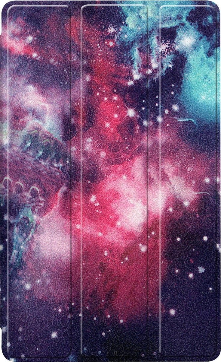 Nomfy Hoes Geschikt voor Samsung Galaxy Tab A7 Lite Hoes Tri-fold Tablet Hoesje Case - Hoesje Geschikt voor Samsung Tab A7 Lite Hoesje Hardcover Bookcase - Galaxy