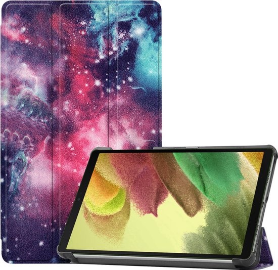 Nomfy Hoes Geschikt voor Samsung Galaxy Tab A7 Lite Hoes Tri-fold Tablet Hoesje Case - Hoesje Geschikt voor Samsung Tab A7 Lite Hoesje Hardcover Bookcase - Galaxy