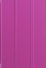 Nomfy Hoes Geschikt voor Samsung Galaxy Tab A7 Lite Hoes Tri-fold Tablet Hoesje Case - Hoesje Geschikt voor Samsung Tab A7 Lite Hoesje Hardcover Bookcase - Paars