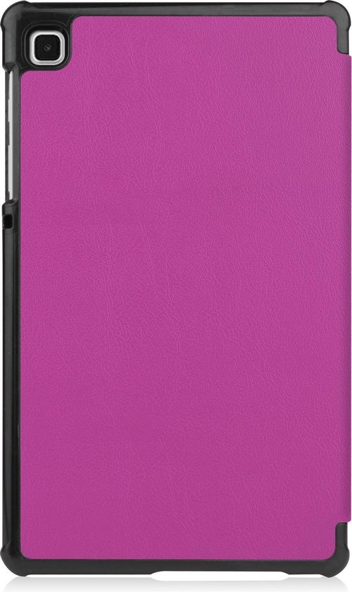 Nomfy Hoes Geschikt voor Samsung Galaxy Tab A7 Lite Hoes Tri-fold Tablet Hoesje Case - Hoesje Geschikt voor Samsung Tab A7 Lite Hoesje Hardcover Bookcase - Paars