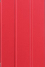 Nomfy Hoes Geschikt voor Samsung Galaxy Tab A7 Lite Hoes Tri-fold Tablet Hoesje Case - Hoesje Geschikt voor Samsung Tab A7 Lite Hoesje Hardcover Bookcase - Rood