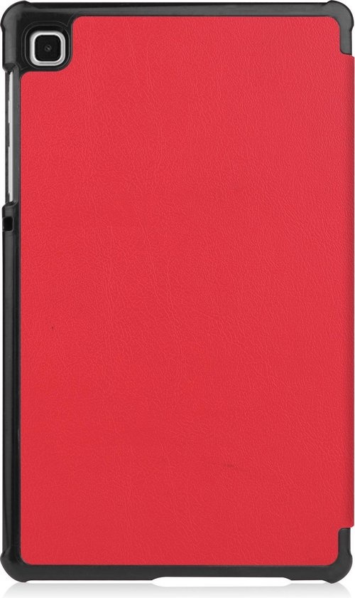Nomfy Hoes Geschikt voor Samsung Galaxy Tab A7 Lite Hoes Tri-fold Tablet Hoesje Case - Hoesje Geschikt voor Samsung Tab A7 Lite Hoesje Hardcover Bookcase - Rood