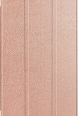 Nomfy Hoes Geschikt voor Samsung Galaxy Tab A7 Lite Hoes Tri-fold Tablet Hoesje Case - Hoesje Geschikt voor Samsung Tab A7 Lite Hoesje Hardcover Bookcase - Rosé goud