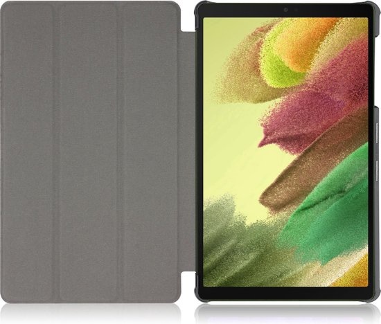 Nomfy Hoes Geschikt voor Samsung Galaxy Tab A7 Lite Hoes Tri-fold Tablet Hoesje Case - Hoesje Geschikt voor Samsung Tab A7 Lite Hoesje Hardcover Bookcase - Vlinders