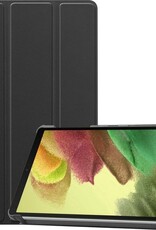 Nomfy Hoes Geschikt voor Samsung Galaxy Tab A7 Lite Hoes Tri-fold Tablet Hoesje Case - Hoesje Geschikt voor Samsung Tab A7 Lite Hoesje Hardcover Bookcase - Zwart