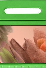 NoXx Hoesje Geschikt voor Samsung Galaxy Tab A7 Lite Hoesje Kinderhoes Shockproof Hoes Kids Case - Groen
