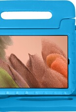 NoXx Hoesje Geschikt voor Samsung Galaxy Tab A7 Lite Hoesje Kinderhoes Shockproof Hoes Kids Case - Blauw